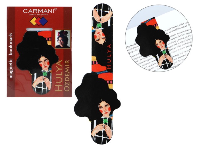 Carmani, płaska zakładka magnetyczna ok. 10cm - HULYA OZDEMIR