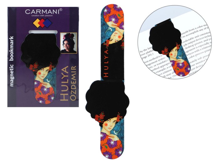 Carmani, płaska zakładka magnetyczna ok. 10cm - HULYA OZDEMIR