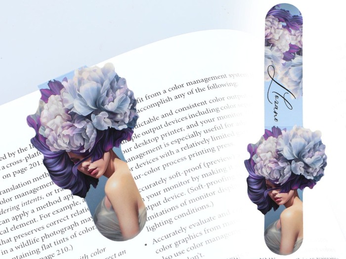 Carmani, płaska zakładka magnetyczna ok. 10cm - LOZANO