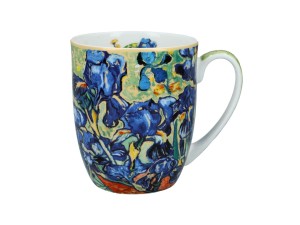 Carmani, porcelanowy kubek t. Camio 380ml - VAN GOGH/Irysy