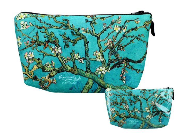 Carmani, kosmetyczka ok. 21x15cm - VAN GOG/Migdałowiec