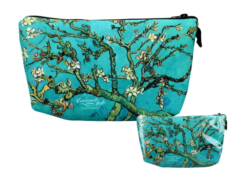Carmani, kosmetyczka ok. 21x15cm - VAN GOG/Migdałowiec