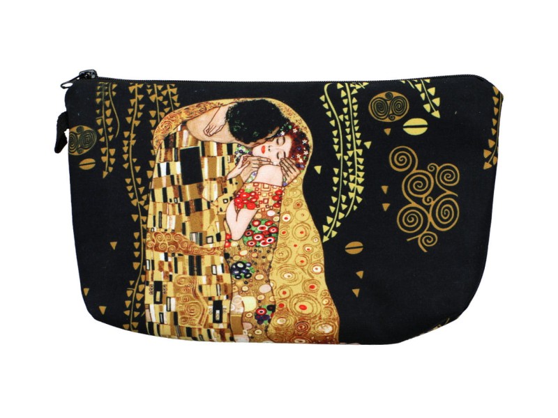 Carmani, kosmetyczka ok. 21x15cm - KLIMT/Pocałunek
