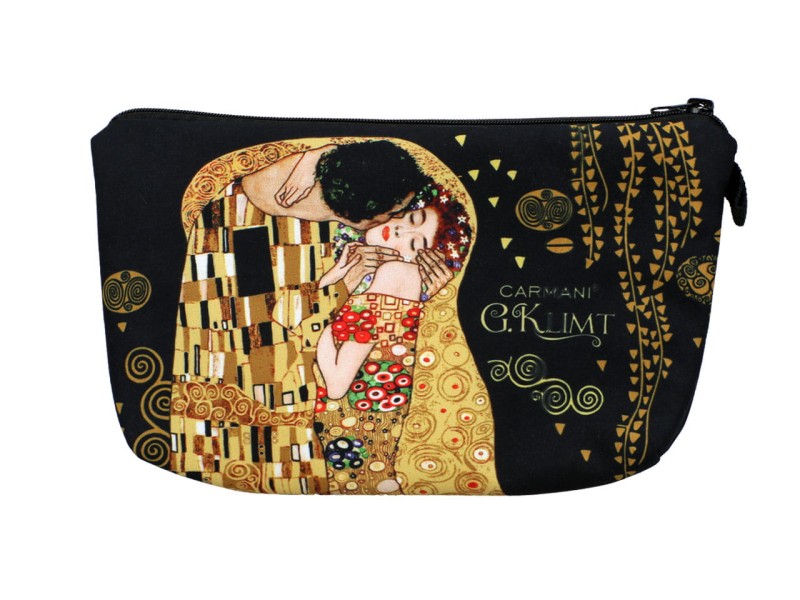 Carmani, kosmetyczka ok. 21x15cm - KLIMT/Pocałunek