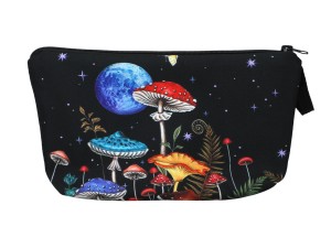 Carmani, kosmetyczka ok. 21x15cm - GRZYBY/GRZYBKI