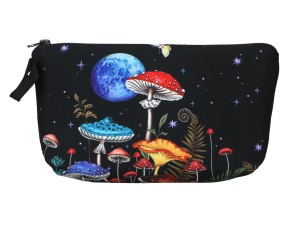 Carmani, kosmetyczka ok. 21x15cm - GRZYBY/GRZYBKI