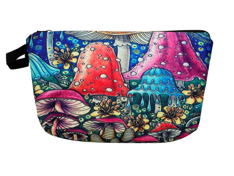 Carmani, kosmetyczka ok. 21x15cm - GRZYBY/GRZYBKI