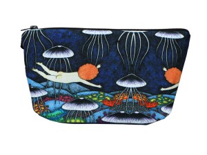 Carmani, kosmetyczka ok. 21x15cm - GRZYBY/GRZYBKI
