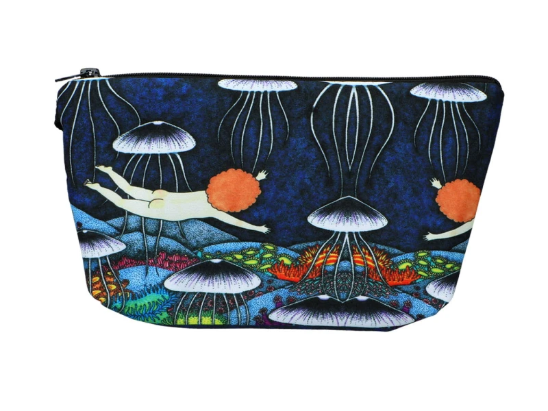 Carmani, kosmetyczka ok. 21x15cm - GRZYBY/GRZYBKI