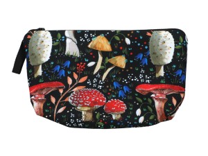 Carmani, kosmetyczka ok. 21x15cm - GRZYBY/GRZYBKI