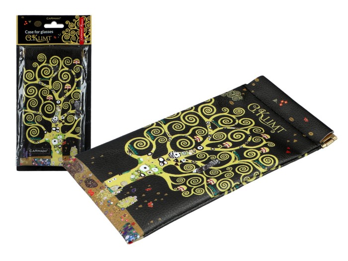 Carmani, miękkie etui na okulary ok. 9x18cm - GUSTAV KLIMT/Drzewo życia