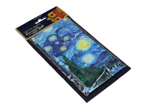 Carmani, miękkie etui na okulary ok. 9x18cm - VAN GOGH/Gwiaździsta Noc