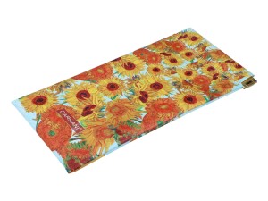 Carmani, miękkie etui na okulary ok. 9x18cm - VAN GOGH/Słoneczniki