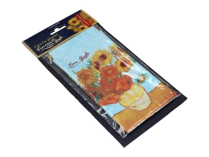 Carmani, miękkie etui na okulary ok. 9x18cm - VAN GOGH/Słoneczniki