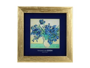 Carmani, obrazek - VAN GOGH/Irysy, złota ramka