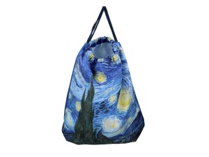 Carmani, worek na plecy 36x43cm - VAN GOGH/Gwiaździsta Noc