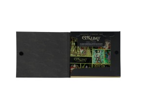 Carmani, szklana podkładka ok. 11,5x11,5cm - GUSTAV KLIMT/kolaż