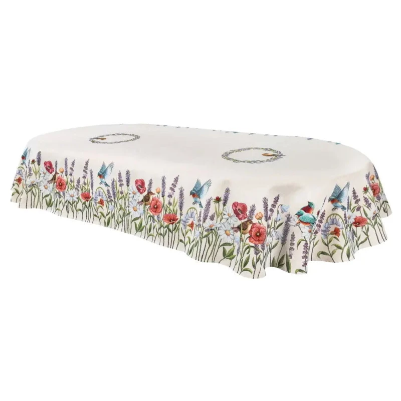 Obrus z tkaniny gobelinowej(tkany maszynowo) OVAL1229-240, 137x240cm