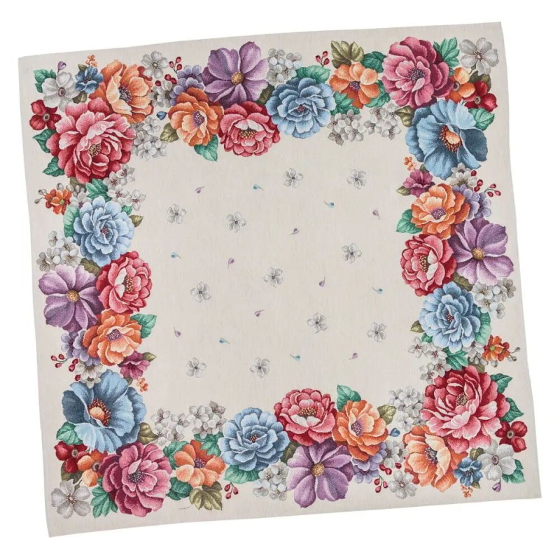 Obrus z tkaniny gobelinowej(tkany maszynowo) RUNNER863-137, 137x137cm