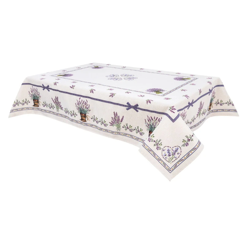 Obrus z tkaniny gobelinowej(tkany maszynowo) LILAC-240, 137x240 cm
