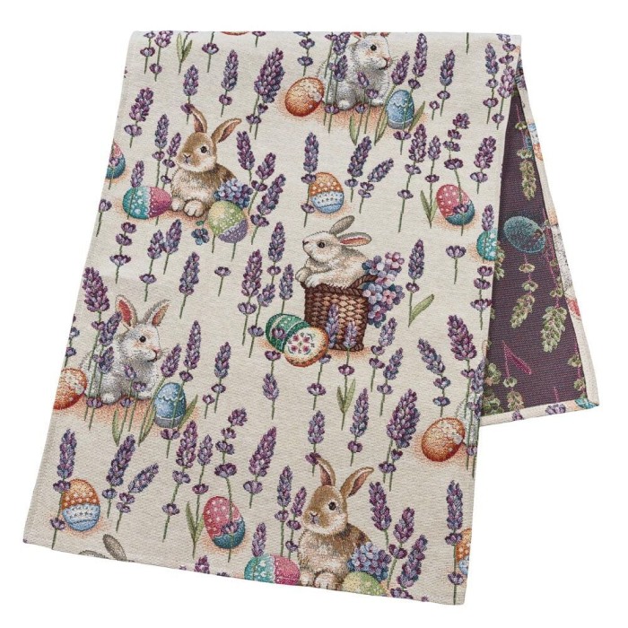 Bieżnik na stół z tkaniny gobelinowej(tkany maszynowo) EDEN1018B-37, 37x100 cm