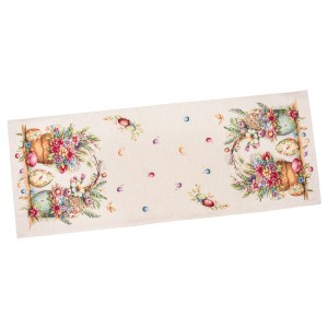 Bieżnik na stół z tkaniny gobelinowej(tkany maszynowo) DAMIRA-45, 45x140 cm