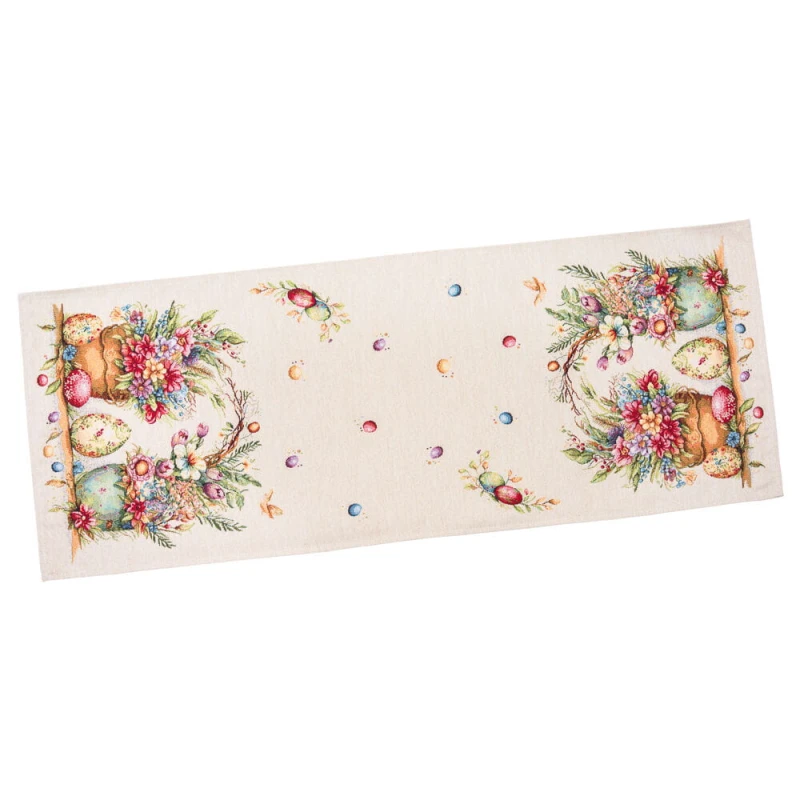 Bieżnik na stół z tkaniny gobelinowej(tkany maszynowo) DAMIRA-45, 45x140 cm