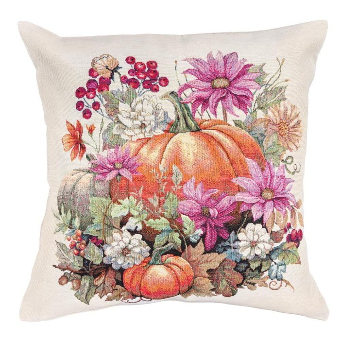 Poszewka z tkaniny gobelinowej(tkany maszynowo) KISS1359NA, 45x45 cm