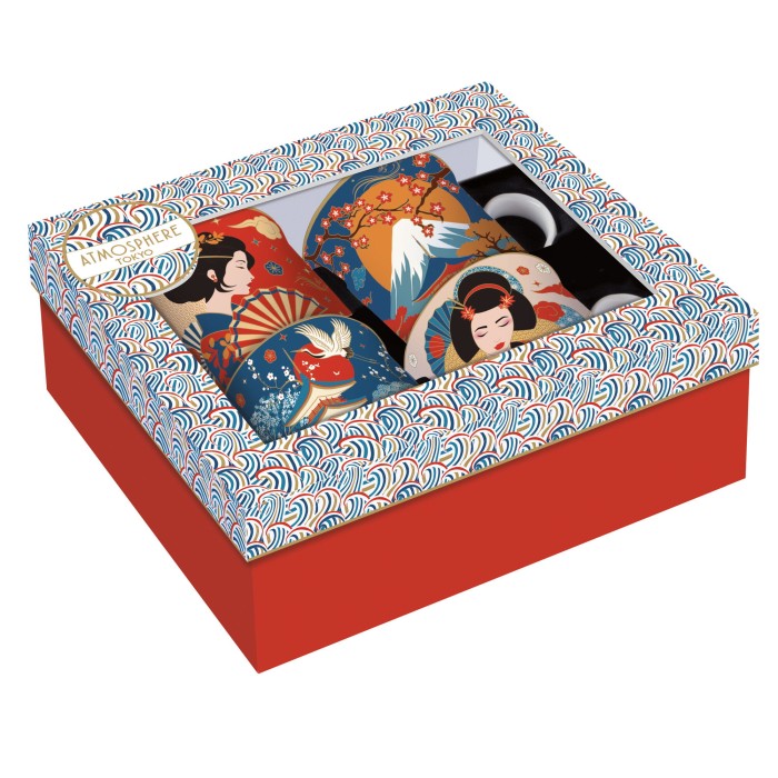 Easy Life/Nuova R2S, kpl. 4 kubków z porcelany 300ml - TOKYO COLL.