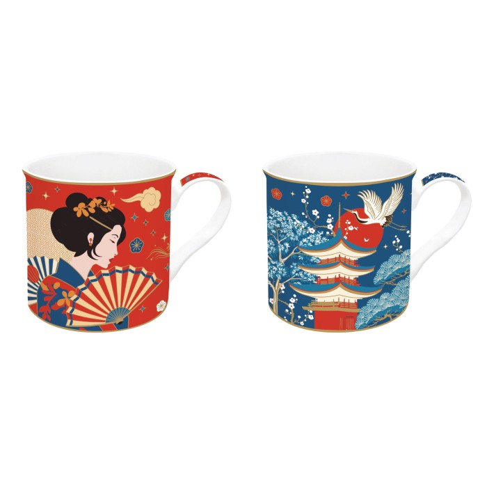 Easy Life/Nuova R2S, kpl. 2 kubków z porcelany 300ml - TOKYO COLL.