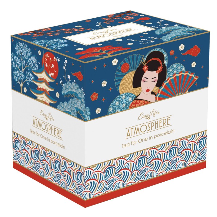 Easy Life/Nuova R2S, filiżanka, spodeczek i czajniczek - Tea for one 350/350ml - TOKYO COLL.