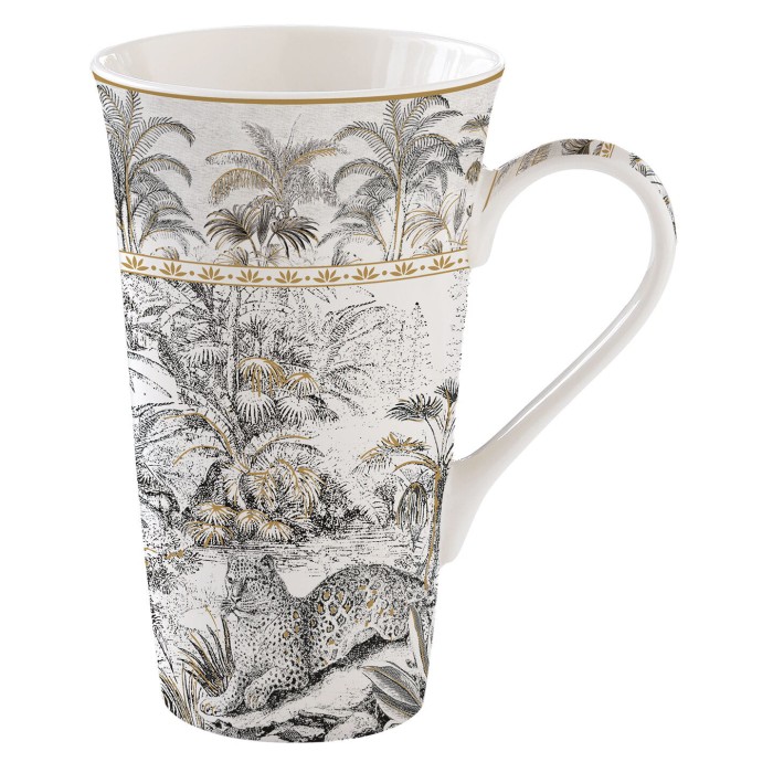 Easy Life/Nuova R2S, kubek z porcelany 600ml - RAIN FOREST, las deszczowy