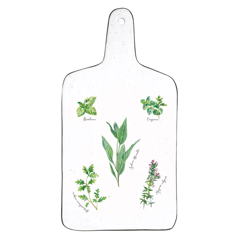 Easy Life/Nuova R2S, porcelanowa deska serowa 34,5x18cm - HERBARIUM