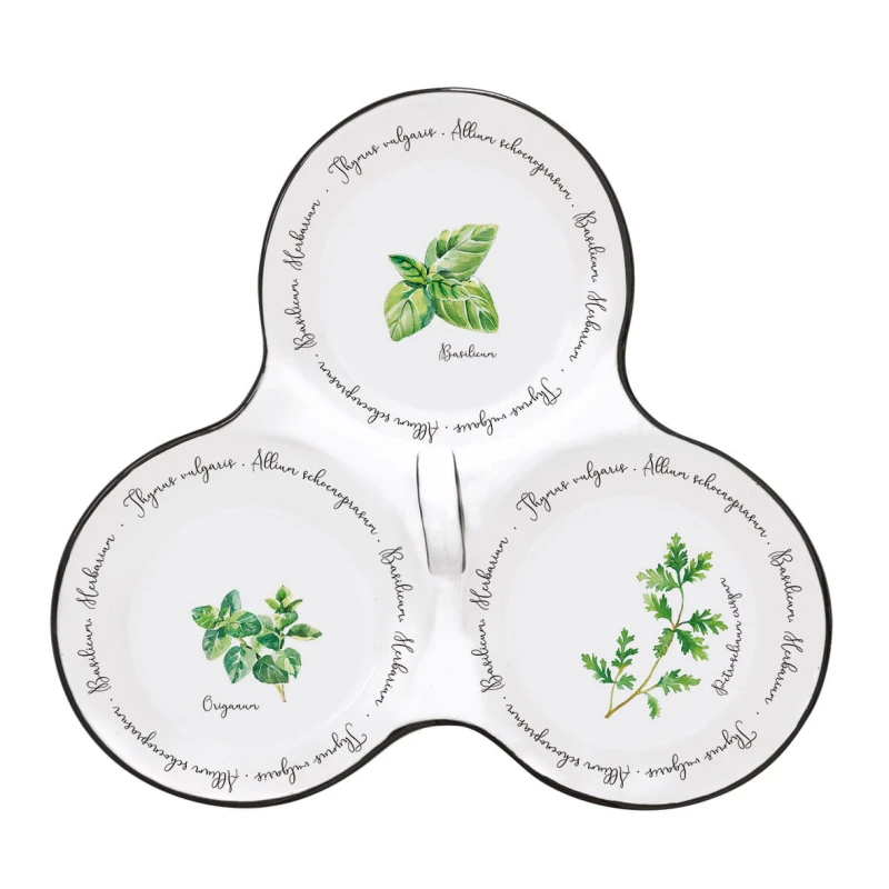 Easy Life/Nuova R2S, porcelanowy zestaw do przystawek 20,5x17cm - HERBARIUM