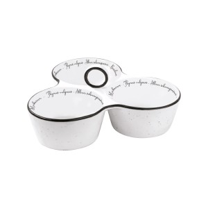 Easy Life/Nuova R2S, porcelanowy zestaw do przystawek 20,5x17cm - HERBARIUM