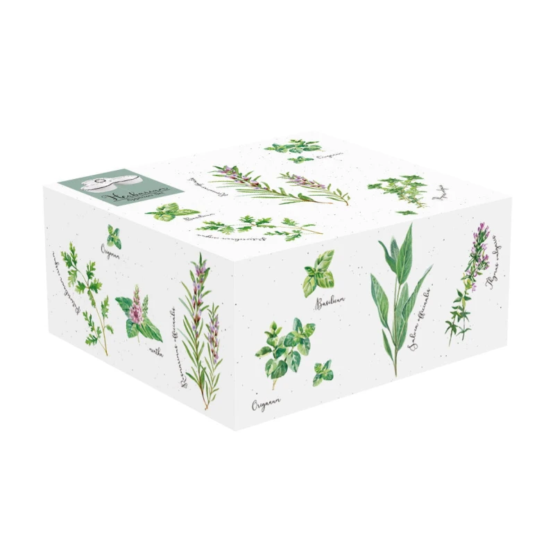 Easy Life/Nuova R2S, porcelanowy zestaw do przystawek 20,5x17cm - HERBARIUM