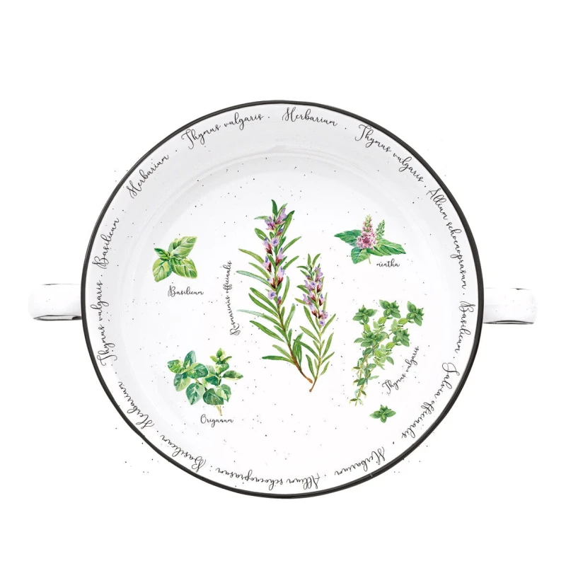Easy Life/Nuova R2S, porcelanowa miseczka z uszkami, 20cm - HERBARIUM
