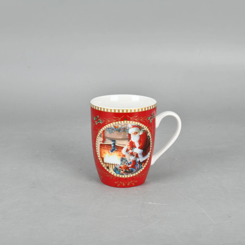 Magnoble, 2x porcelanowy kubek 360ml - MIKOŁAJ