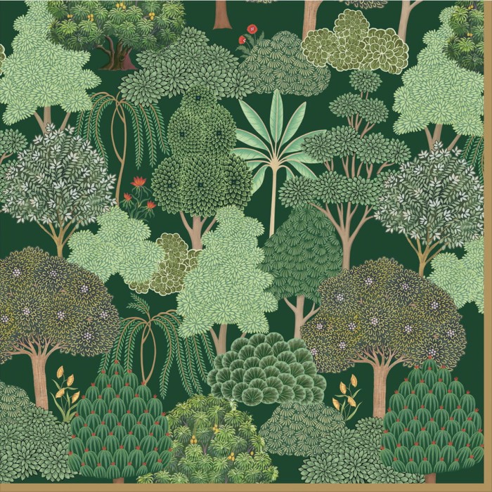 Easy Life/Nuova R2S, papierowe serwetki 33x33cm - WOODLAND, (20szt./opak.)