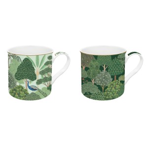 Easy Life/Nuova R2S, 2x kubek z porcelany 300ml - WOODLAND