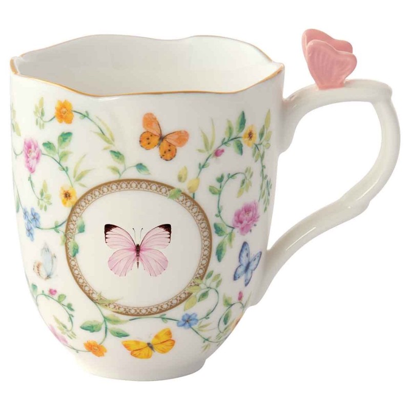 Easy Life/Nuova R2S, porcelanowy kubek 350ml - DANCING BUTTERFLIES