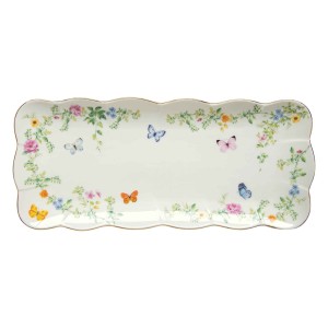Easy Life/Nuova R2S, porcelanowa paterka 36x14,5cm - DANCING BUTTERFLIES