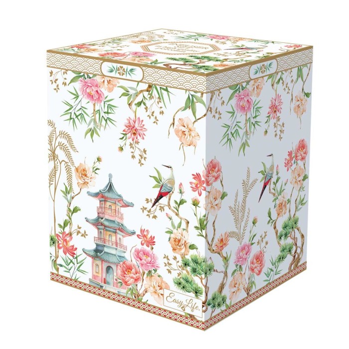 Easy Life/Nuova R2S, porcelanowy kubek 350ml z zaparzaczem-sitkiem i przykrywką