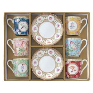 Easy Life/Nuova R2S, 6x filiżanka-espresso 100ml ze spodeczkiem