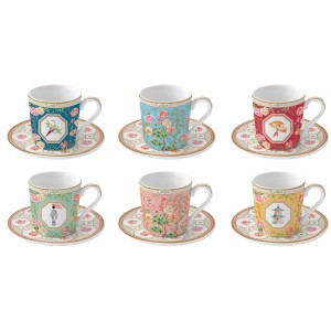 Easy Life/Nuova R2S, 6x filiżanka-espresso 100ml ze spodeczkiem