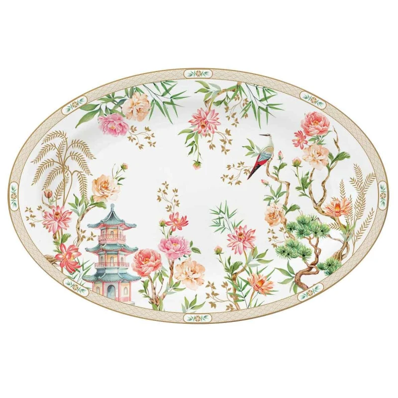 Easy Life/Nuova R2S, porcelanowy półmisek 35x23,5cm