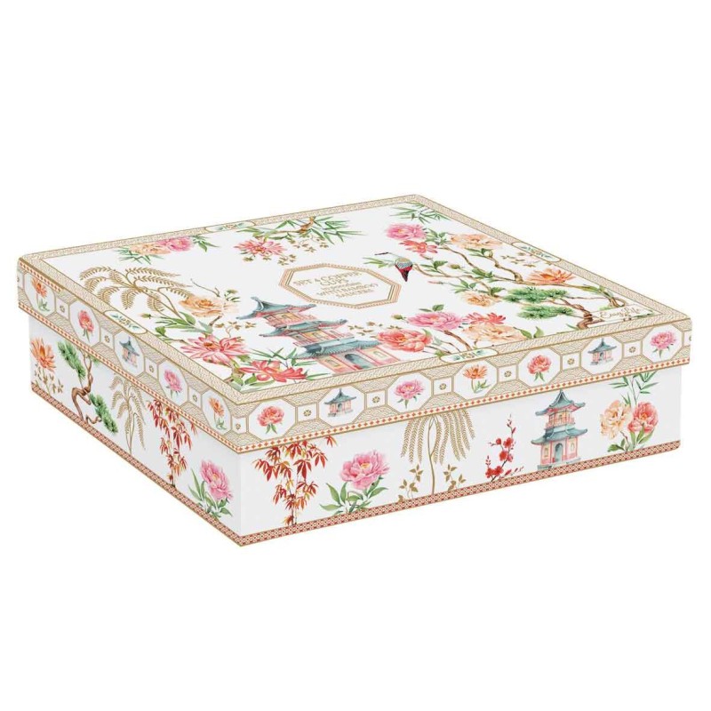 Easy Life/Nuova R2S, zestaw: 4 czarki 110ml + bambusowe podstawki