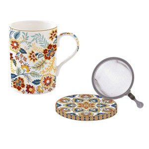 Easy Life/Nuova R2S, kubek 350ml z zaparzaczem-sitkiem i przykrywką