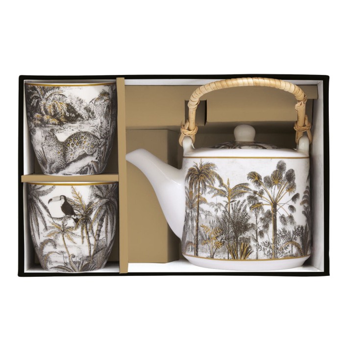 Easy Life/Nuova R2S, czajnik z zap.-sitkiem 600ml + 2x czarka 160ml