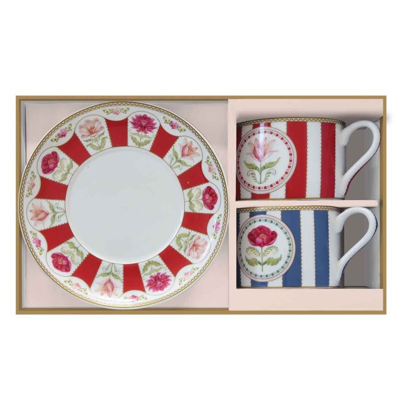 Easy Life/Nuova R2S, porcelanowy zestaw: 2x filiżanka 240ml + spodeczek